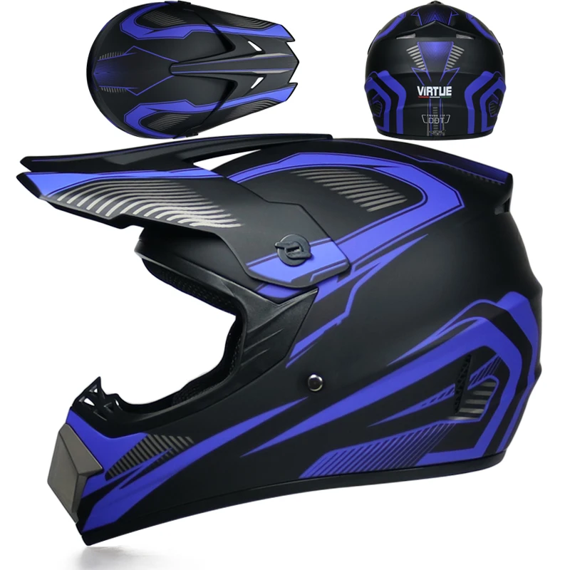 MSUEFKD moto rcycle шлемы гоночный шлем для мотокросса внедорожный мотоцикл полный шлем мотокросса точка - Цвет: 4e