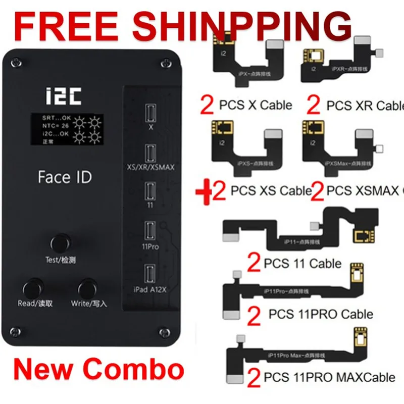 Точечный матричный ремонтный инструмент 2C для распознавания лица X XS 11 pro Max Pad A12