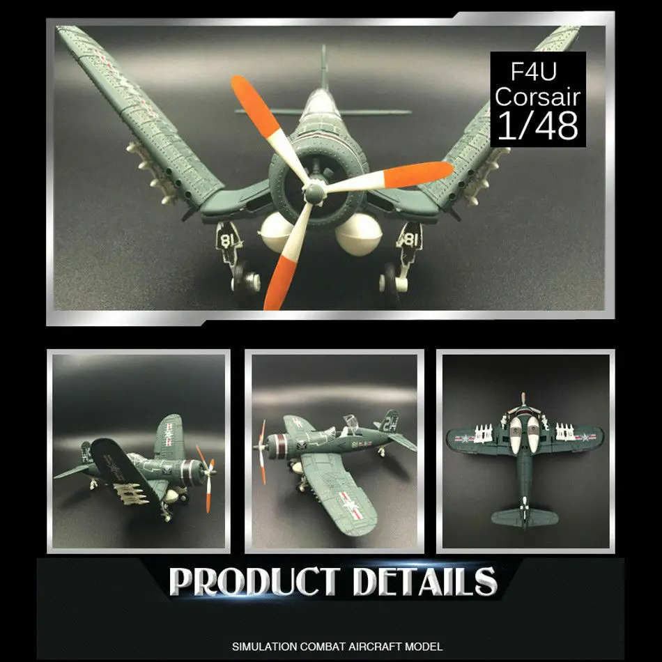 Maquette Avion Métal Moulé 1:48 – Avion Militaire Post WW2, Collection
