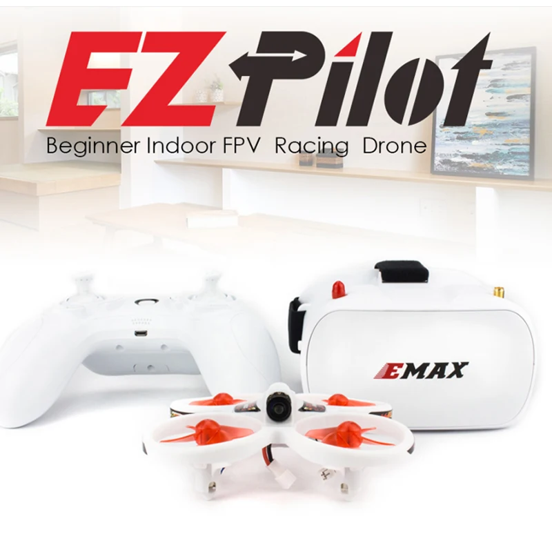 

EMAX EZ Pilot FPV Racing Drone 82MM Mini 5.8G With Camera Goggle Glasses RC Drone 2~3S RTF Version