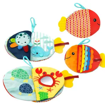 

Baby Animal Cloth Books Infant Kid Intelligence Development Toys Ocean Educational Bed Cognize Books Gifts