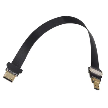 

FPV Mini HDMI Male to Micro HDMI Male Extension FPC Flat Cable 1080P for FPV HDTV Multicopter Aerial Photography