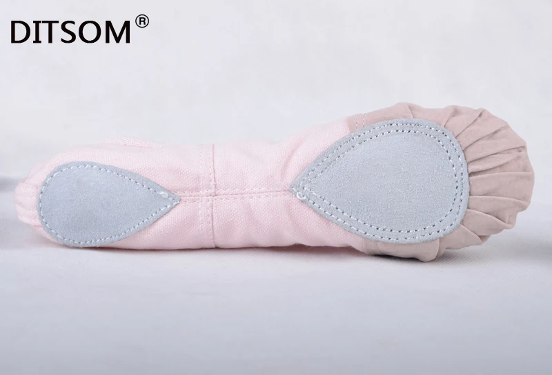 Canvas Ballet Dance Shoes For Women Kids Soft Leather Toe Ballet Slippers Yoga Fitness Shoes Gym Shoes Twist Dancing Shoes 22-44