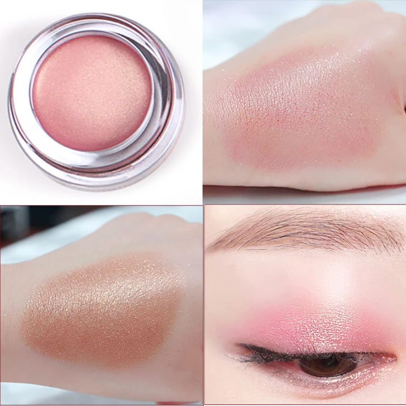 

Shimmer Eye Shadow Wet Nude Single Color Glow Highlighter Pigment Cosmetic Eyes Face Make up Brightener Makeup Eyeshadow