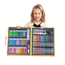 150 шт. Мега наборы игрушки для рисования мольберт доска творчества 3D ручки для школы дети раскраски набор для художников подарок для детей