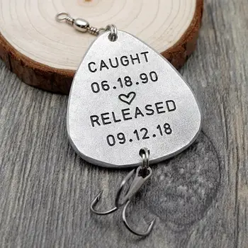 

Personalized Fishing Lure Gift For Him Fisherman Custom Lure Anniversary Gift Father's Day Gift for Dad