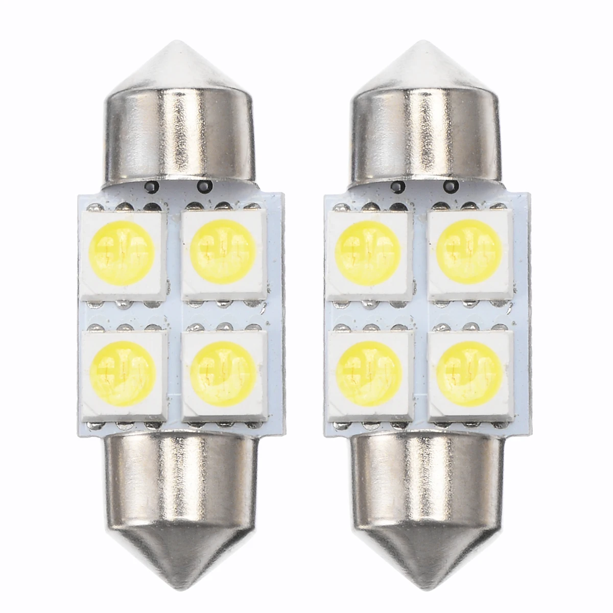 14PCS White LED Car Interior Light Kit Set 1157 T10 31 36mm Auto  Dome Map License Plate Lights Lamp