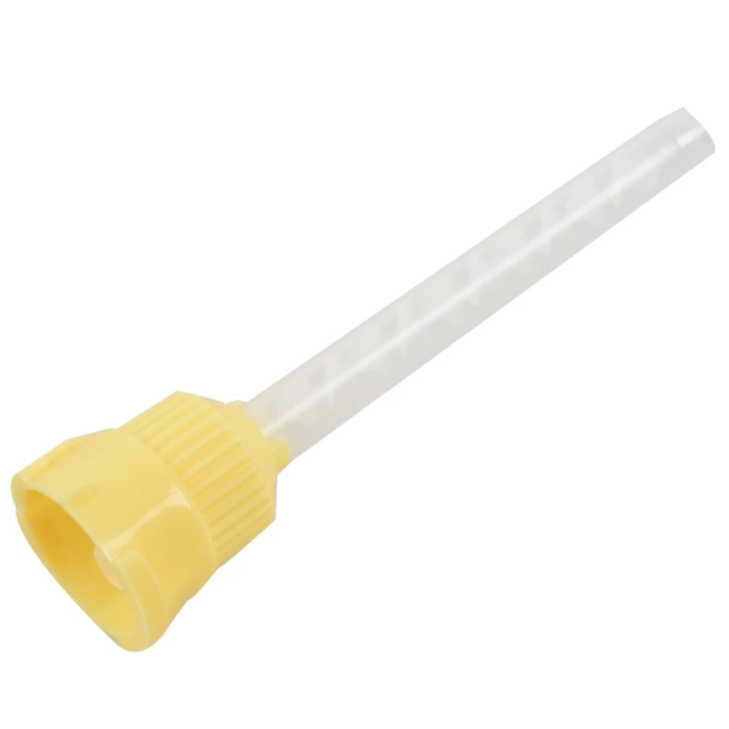 

50x Dental Impression Tip Temporary 1: 1 Silicone Rubber, 50X Yellow Tips