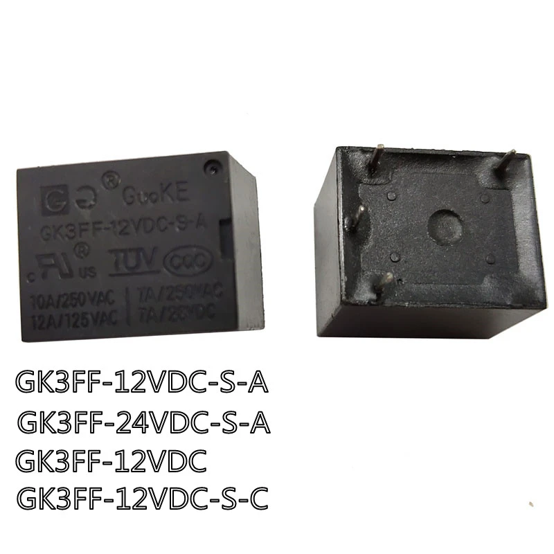 10個新リレーGK3FF 12VDC S A GK3FF 24VDC S A GK3FF 12VDC sa GK3FF 12VDC S C ...