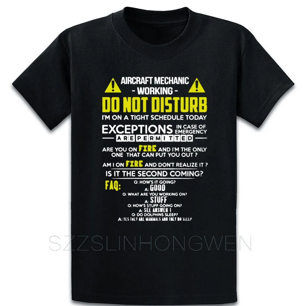 cheap Aircraft Mechanic Working T Shirt Summer Style Tee Shirt Unisex Customize Novelty Euro Size S 5xl Comical Loose Shirt