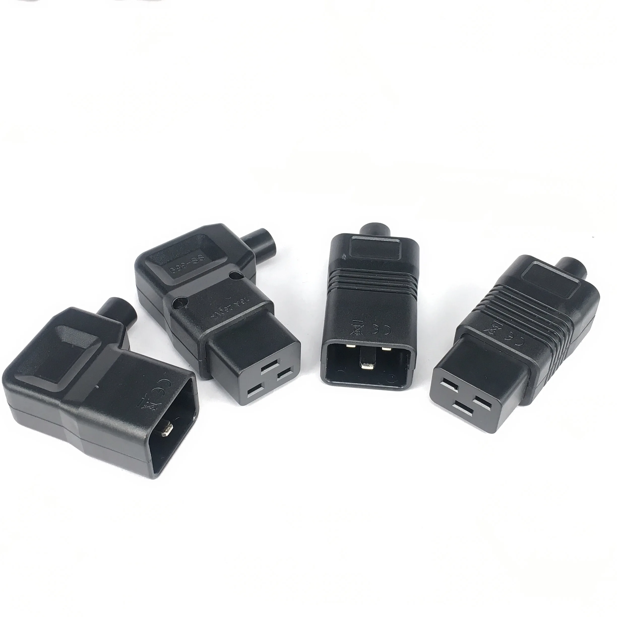 Разъем для электрического кабеля питания переменного тока IEC320 C19 C20 16A 250 В |