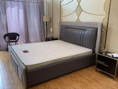 RAMA dymasy подлинное кожаное мягкое полотно Современная дизайнерская кровать bett, cama мода king/queen Размер мебель для спальни