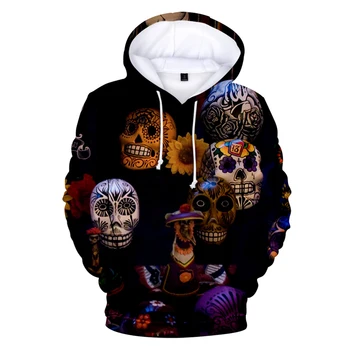 

Hot Sale 3D Movie Day Of The Dead Hoodies 3D Cartoon Day Of The Dead Hoodie Autumn Kpop Men/women Jacket Cool Children Coats