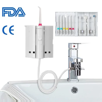 

Home Faucet Water Flosser Oral Irrigator Floss SPA Toothbrush Water Jet Dental Pick Oral Waterpulse Irrigation Teeth Cleaner New