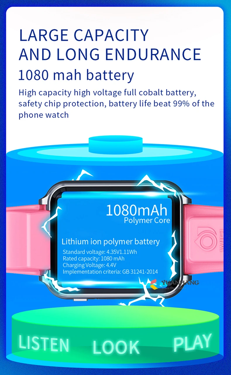 Inteligente Wifi Localização Estudante Crianças Telefone Relógio Android 9.0 App Instalar Bluetooth Remoto Câmera Smartver 4g Sim Cartão Gps - Image 5