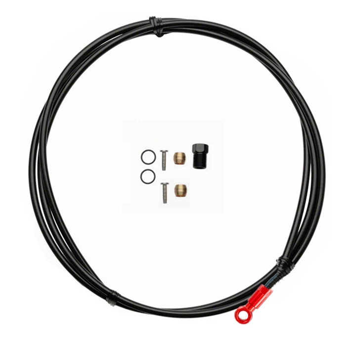 ZRACE нарезаемый Гидравлический тормозной шланг 1700 мм для SHIMANO/SRAM/AVID, BH90/BH59/X0/XX/E9/E7/E5/E3 - Цвет: BH90 Red