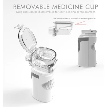 

Mini Portable Kit Ultrasonic Humidifier Handheld Atomizer Health Children Mini Inhaler Respirator Care Nebulizer Machine Home