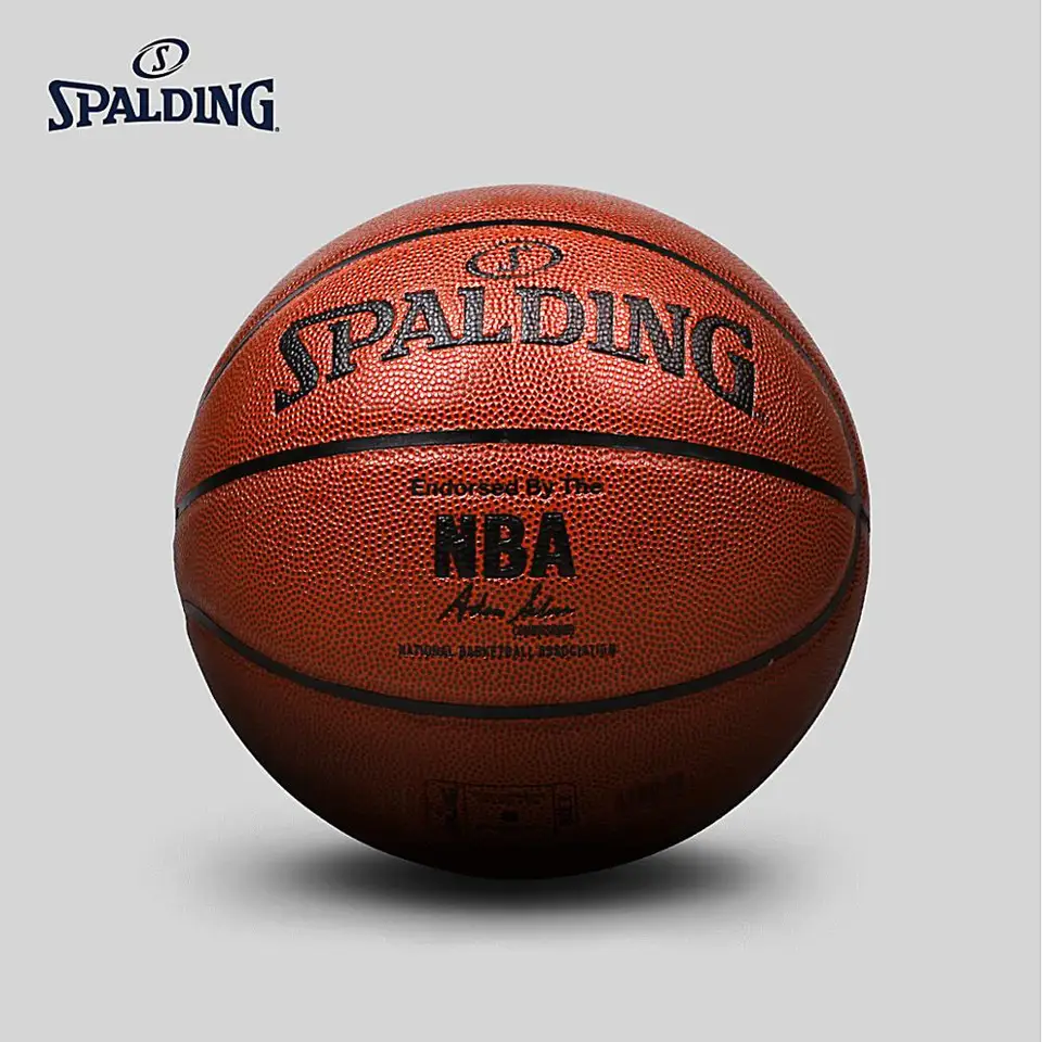 spalding silver basketball