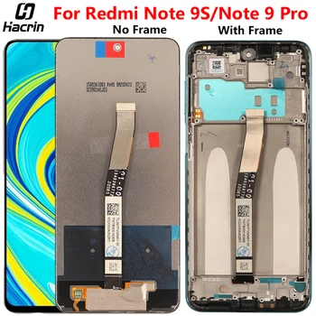 

Display For Xiaomi Redmi Note 9S LCD Display Touch Screen Original Digitizer Assembly For Redmi Note 9 Pro Note 9S LCD Display
