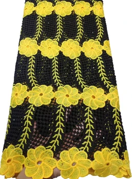 

Best Selling African Lace Fabric With Stones Nigerian cord Fabric 2019 High Quality African Milk Silk Tulle Lace Fabric FTB60