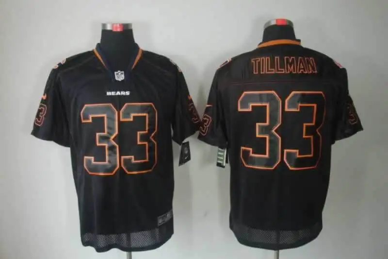 Stitiched, Chicago Jay Cutler Walter Payton Charles Tillman Brandon Marshall Matt Forte, M-4XL-Джерси - Цвет: Оранжевый