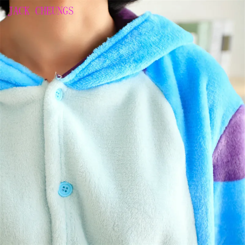 Кигуруми монстр Салли Салливан взрослые комбинезоны пижамы Мультяшные животные