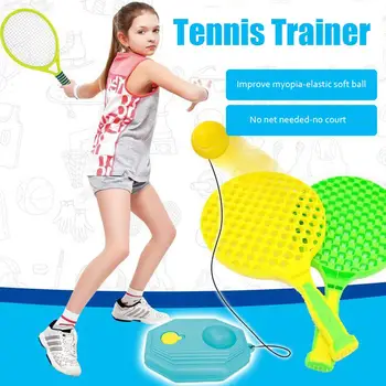 

Tennis Training Aids Ball Trainer Self-study Baseboard Player Practice Tool Supply With Elastic Rope Base