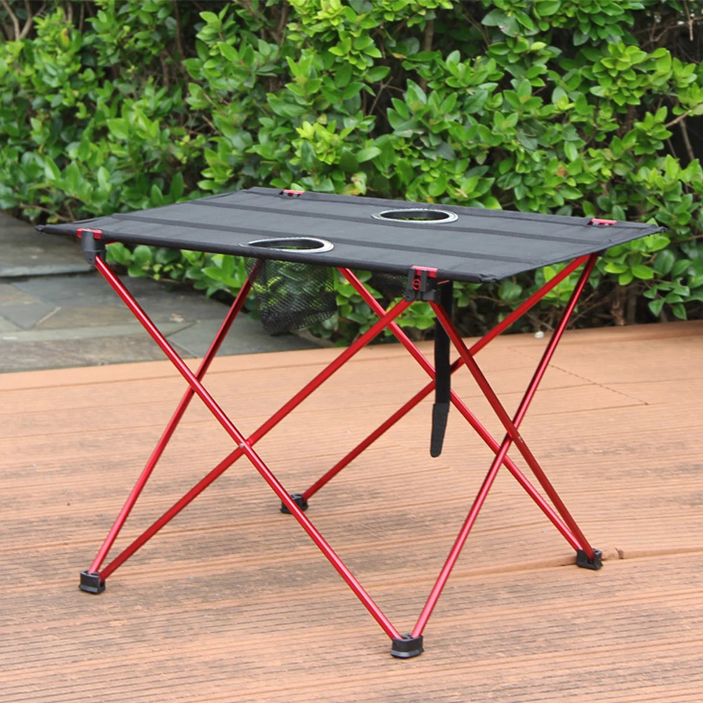 

Foldable Hiking Camping Table Non-Slip Barbecue Aluminum Alloy Outdoor Portable Lightweight Accessories Easy Install Dining