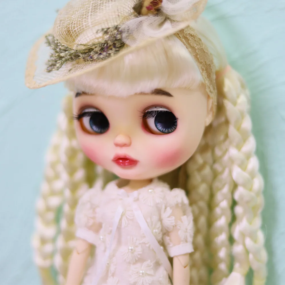 Кукла нео блайз NBL 1/6 BJD с матовым лицом шарнирная кукла большими глазами красивым