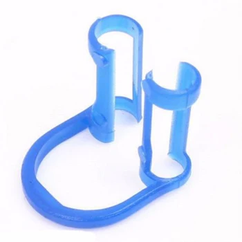 

Dentist Blue Disposable Cotton Roll Holder Isolator Tool Plastic Dental Clinic