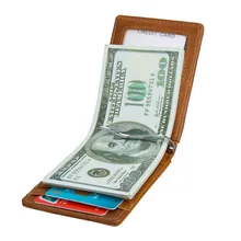 

Men's RFID Genuine Leather Money Holders, Retro Multi-card Holders, Pull-out Card Holders, Men's Leather Card Cover Wallets