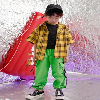 

Baby boy summer clothes 2019 set 4 6 8 10 12 14 16 18 Years jazz hip hop dance costumes for kids toddler boy clothes 120 130 140