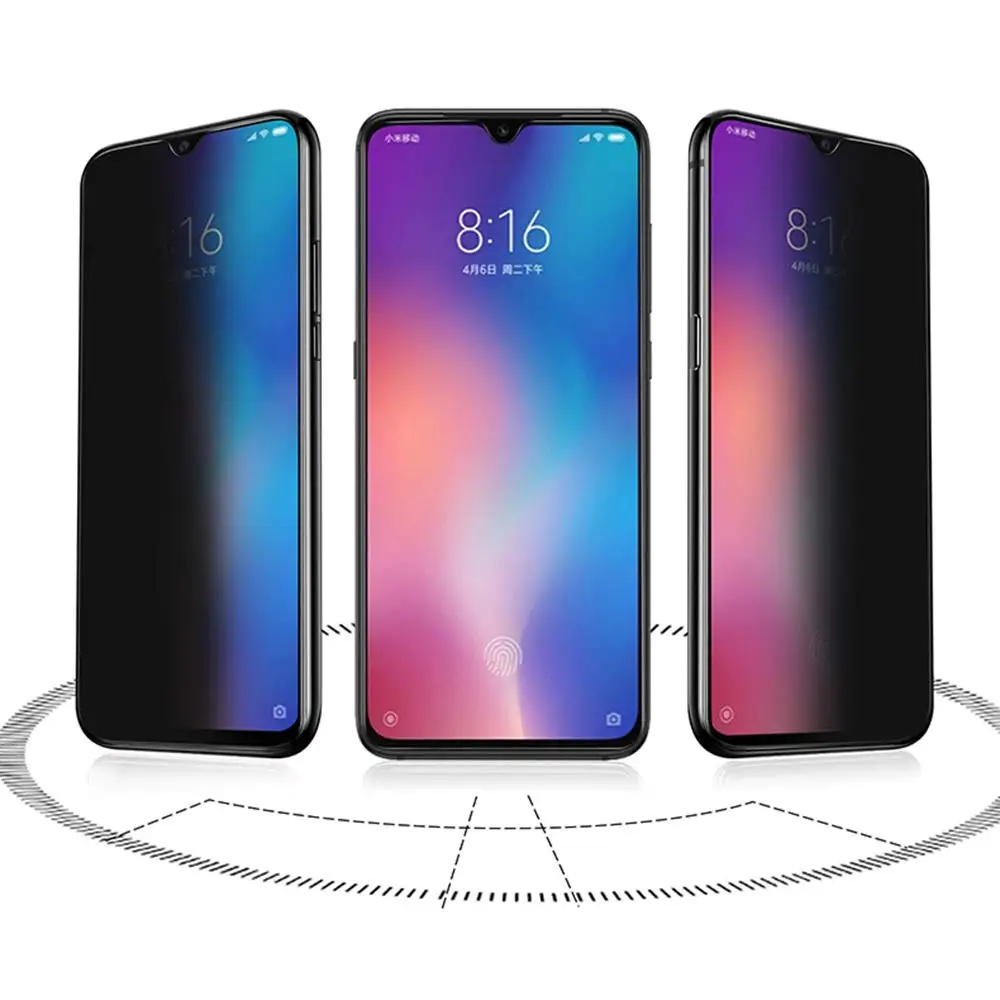 5D 9H полное покрытие конфиденциальности закаленное стекло для Huawei Mate 9 10 20 20X анти