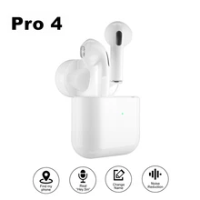 Pro 4 fones de ouvido bluetooth tws hd chamada sem fio fones música alta fidelidade esportes runing fone para todo o telefone inteligente