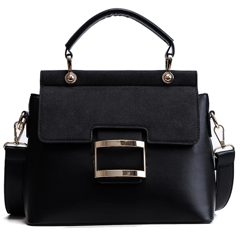 

MONNET CAUTHY Autumn New Female Handbags Classic Vintage Style Fashion Totes Solid Color Black Red Brown Khaki Crossbody Bags