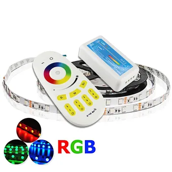 

Touch Pannel Sync Group RGB LED Controller Dimmer DC12V 24V 18A Wireless 2.4G RF Remote Ccontroller for RGB LED Strip Lights