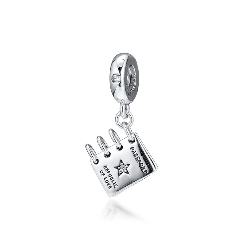 Compatible Pandora Charms, pulseras originales de 925, Adventure of Love, Charm de pasaporte, cuentas la fabricación de joyas, joyería DIY para mujer|cuentas| - AliExpress