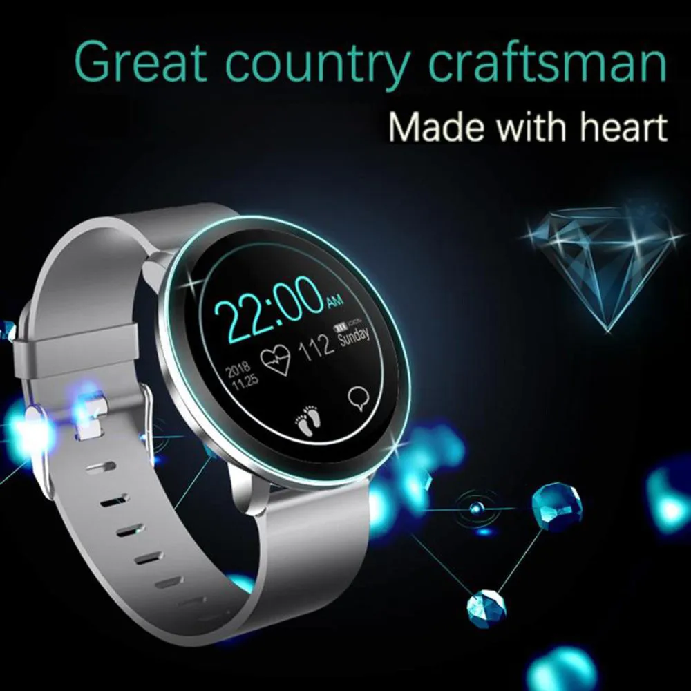 L8 Smart watch men smart fitness bracelet heart rate monitor blood pressure Smart Bracelet IP68 Waterproof for samsung watches