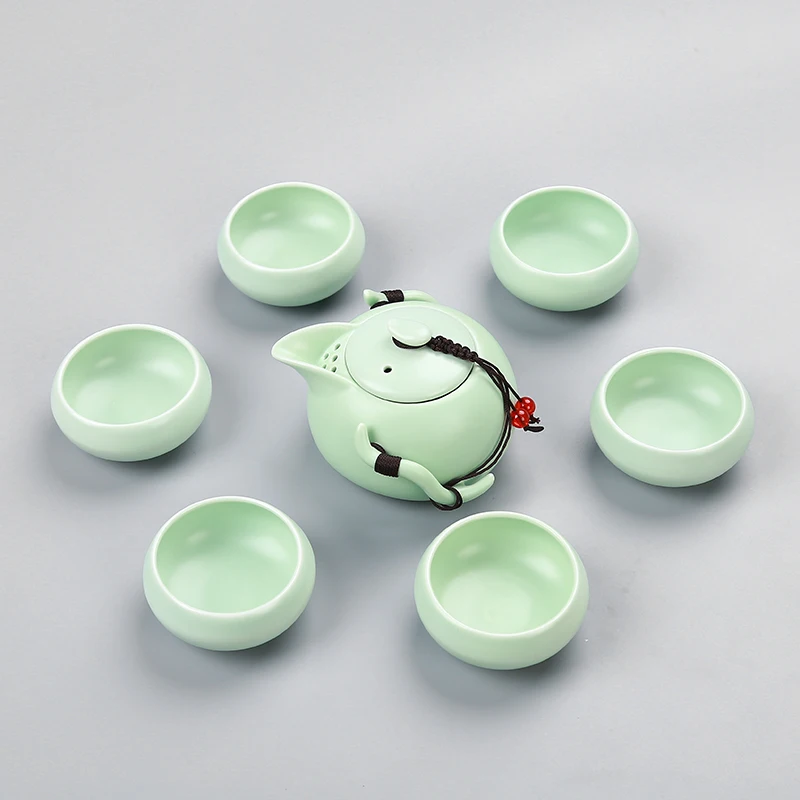 Style A LUWU керамический чайник gaiwan чайные чашки китайский чайный набор кунг-фу посуда для напитков - Цвет: Style A