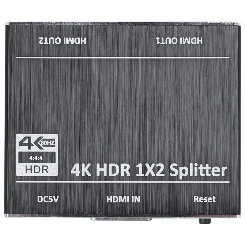 1 в 2 Выход HDMI разделитель ter 4K HDCP 2,2 1080P видео HDMI переключатель усилитель раздельный США штекер