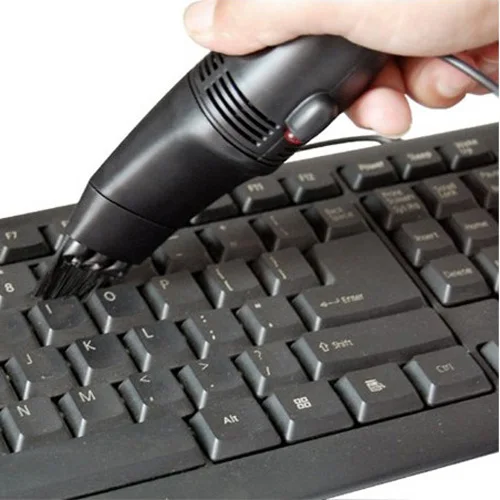 Мини-usb вакуумная клавиатура пылеочиститель для ноутбука ПК компьютер-семейный Офис ПК keybard очиститель инструмент-черный