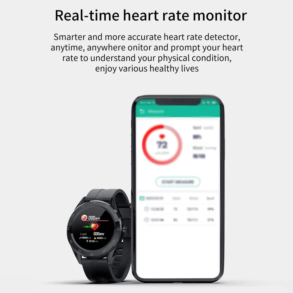 

Y10 1.54' Full Touch Screen Dual Menu Style Multiple Heart Rate Blood Pressure Oxygen Monitor Smart Watch
