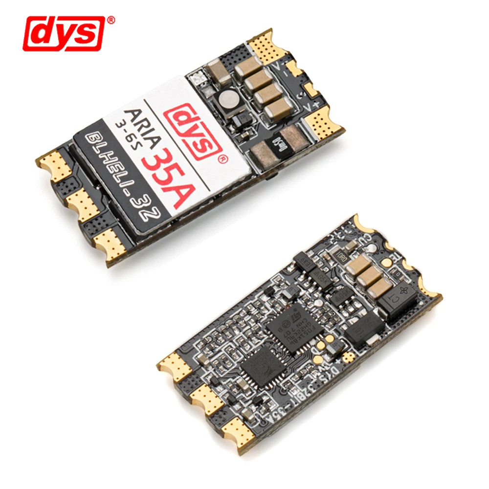 

1pcs Original DYS Aria BLHeli_32bit 35A Brushless ESC 3-6S Dshot1200 Ready Built-in Current Meter Sensor