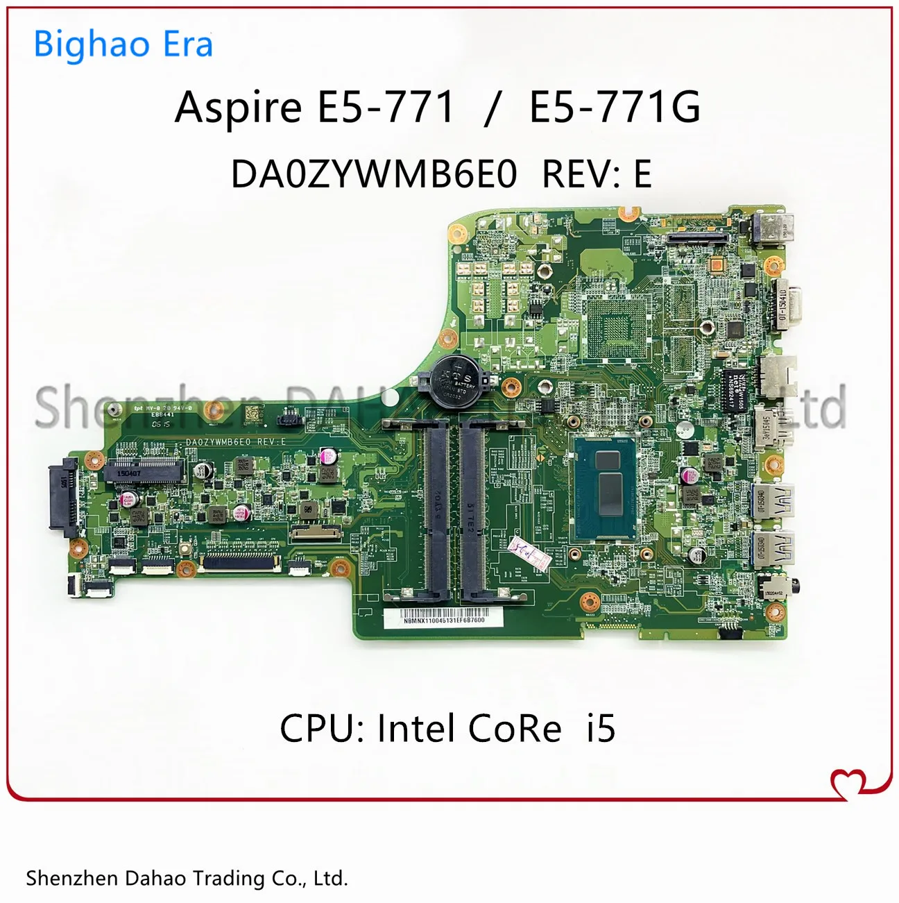 Материнская плата DA0ZYWMB6E0 для Acer E5-731 E5-731G E5-771 E5-771G материнская ноутбука (с