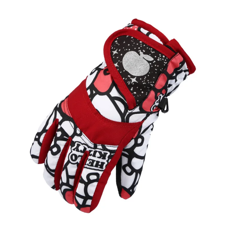 Kufun перчатки для катания на лыжах Зимние спортивные детей Детские теплые