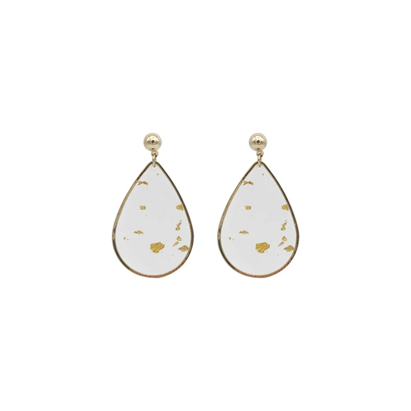 

UXN251 925 Silver Needle Exaggerated Earrings Female Temperament Cold Wind Eardrops Moving Earrings Super Delicate
