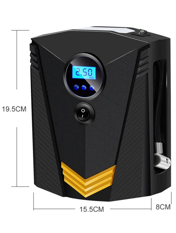 Professional Car Tyre Inflator Electric 12V Digital Tire Inflatable Pump illumination Auto Air Compressor for Cars Wheel Tires |