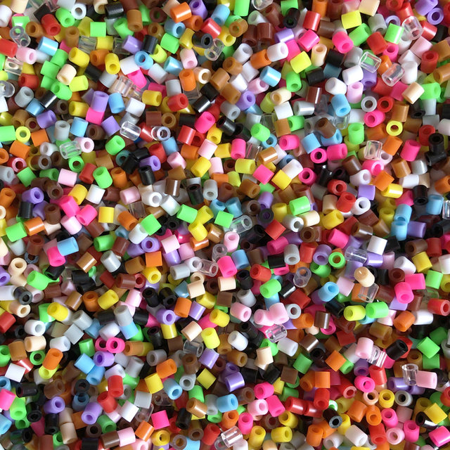 / 1000pcs perler PUPUKOU  fuse beads Pearly Iron Beads for Kids Hama Beads Diy Puzzles High Quality Handmade Gift Toy