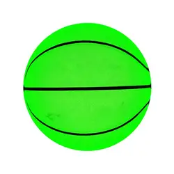 Glowing Reflective Basketball 29.5'- Green Light Up Basketball Gift For Kids  Glowing Leather Basketball  Indoor And Outdoor Nig