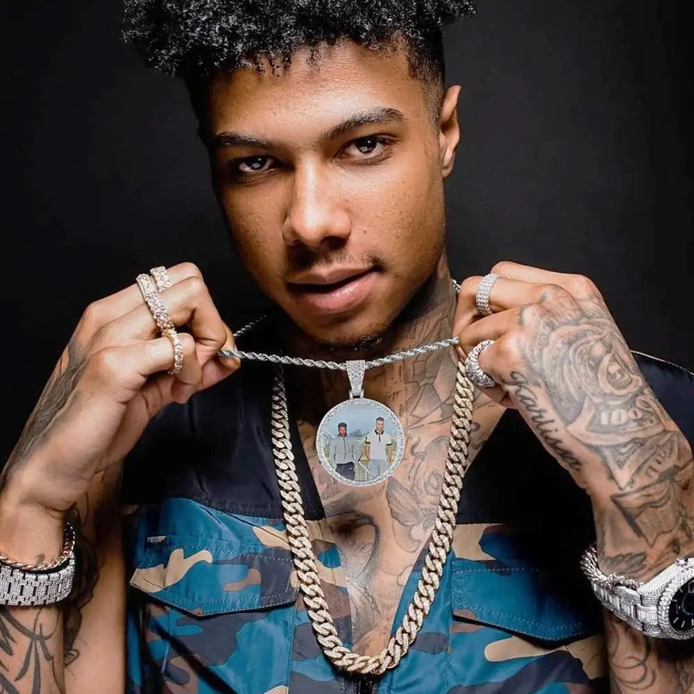 Hot Custom Photo Pendant Necklace Personality Men's Hip Hop